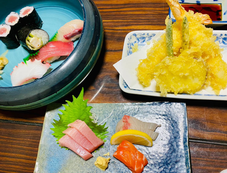 寿司処一平の天ぷら定食